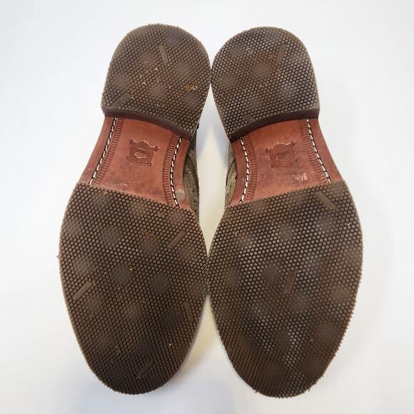 Trask Men Tan Taupe Suede Wingtip Oxford Dress Shoes Size 8.5 Lace Up Workwear - Picture 9 of 9